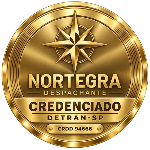 Selo Nortegra Despachante — Credenciado DETRAN-SP, CRDD 94666